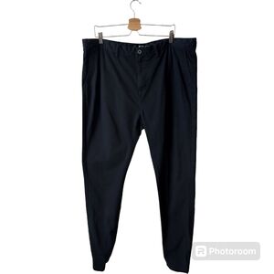Old Navy Men's Black Slim Fit Chino Flat Front Pants Big & Tall Size 42 & 36